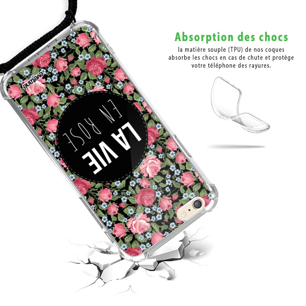Coque en silicone imprimée compatible Apple iPhone 6 iPhone 6S Licorne